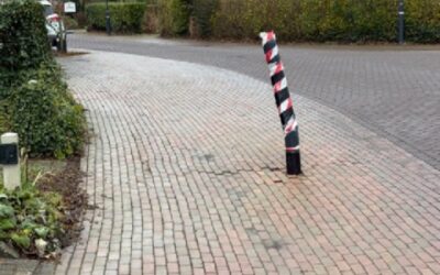 Lantaarnpalen en beschermbeugels